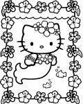 Hello Kitty omalovánky k vytisknutí