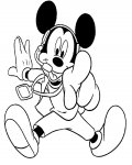 Myšák Mickey omalovánky pro kluky zdarma