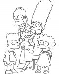 Simpsonovi dětské omalovánky zdarma